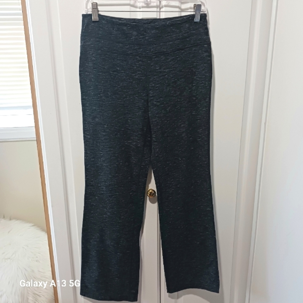 Ideology Womens Wide-Leg Charcoal Pants Sz M